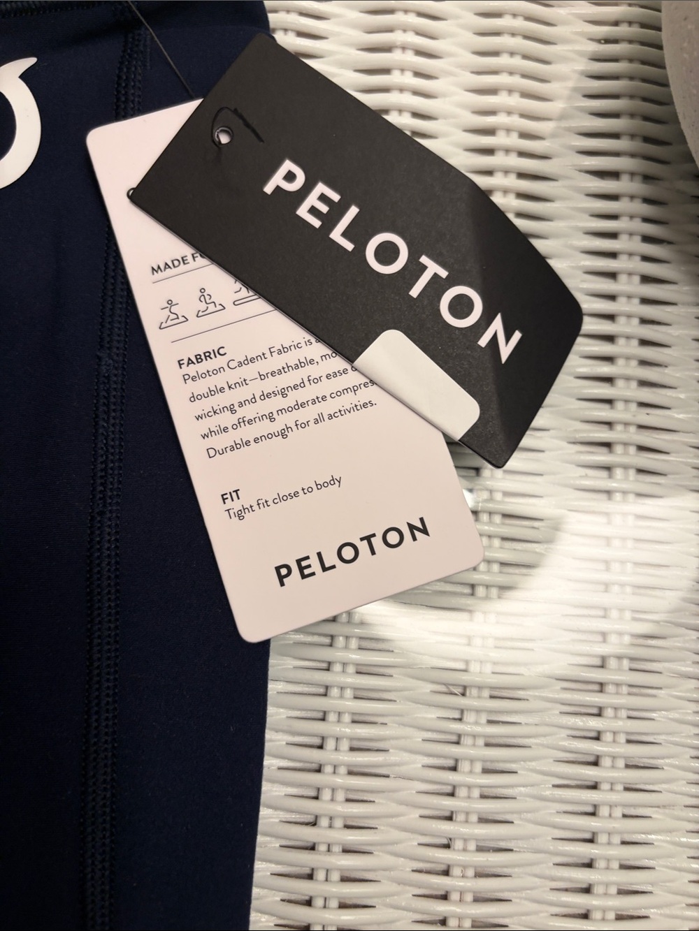 Peloton Cadent Navy High-Rise Performance Leggings - Picture 8 of 9